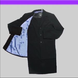 Black Sleeveless Sheath Dress & Blazer